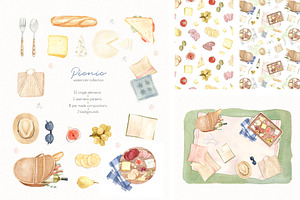 Picnic Time - Illustrations Set