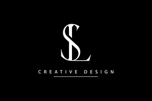 SL, LS Abstract Logo Design