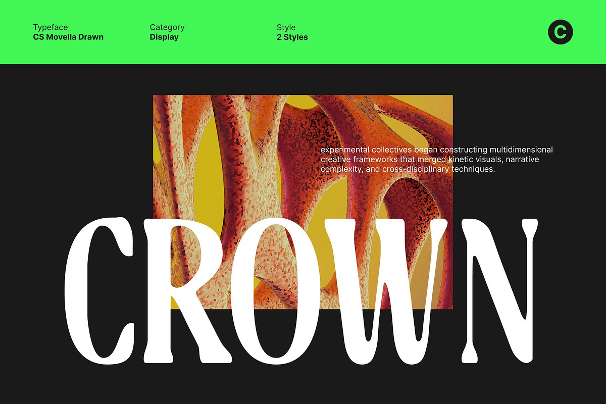 CS Movella Drawn, a Serif Font by Craft Supply Co. (Photo 7 of 8)