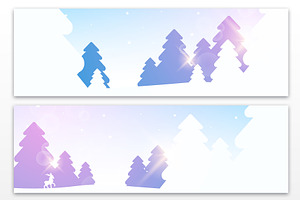 Winter Landscape Banners