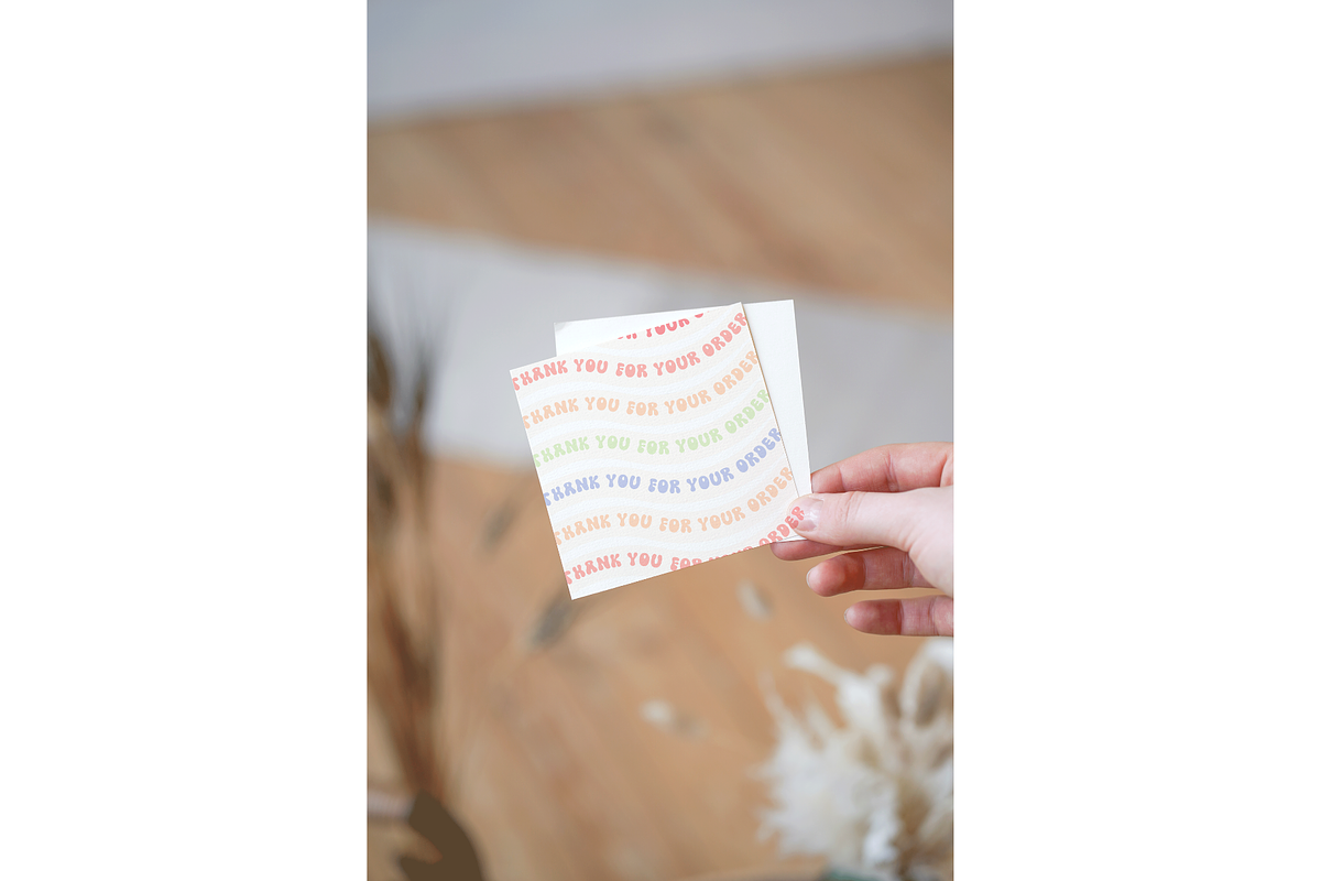 Thank you card Canva template, a Flyer Template by Hellohastore (Photo 7 of 9)