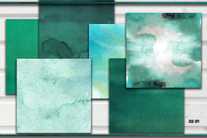 Teal And Jade Textures And Papers