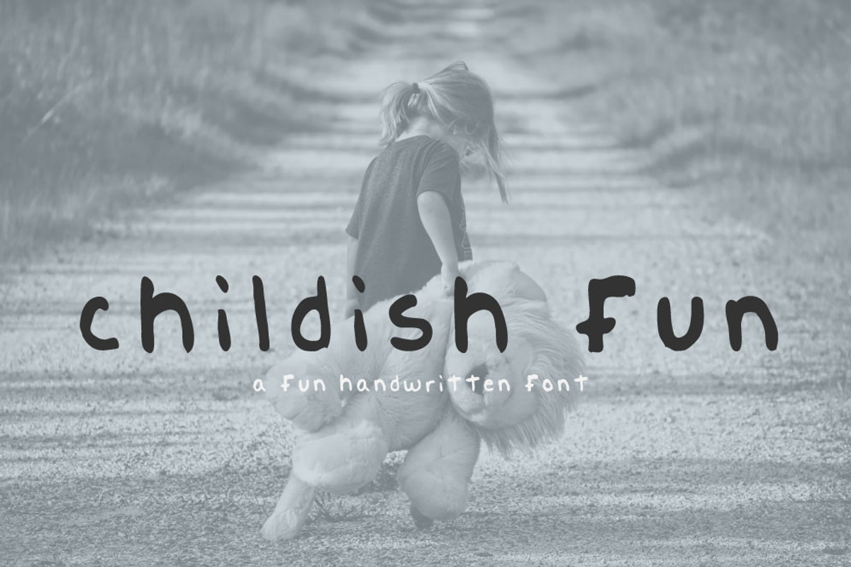 Handmade font - Childish Fun