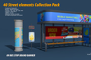 40 Street elements Collection Pack, an Architecture 3D Model by multimedia4ds (Thumbnail 18 of 70)