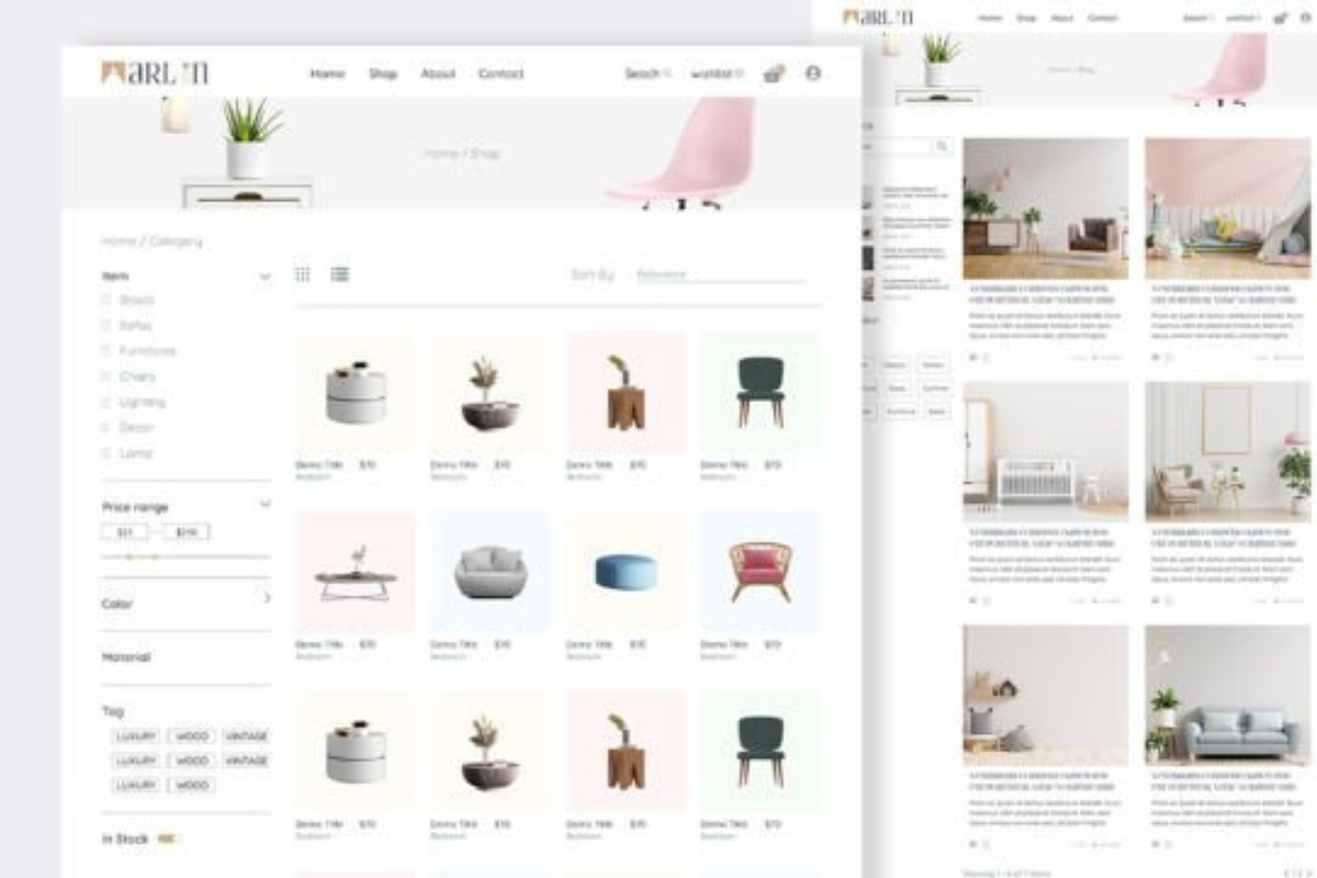 Shopify Ecommerce Website Template, a Design Template by shopcosm (Photo 2 of 2)