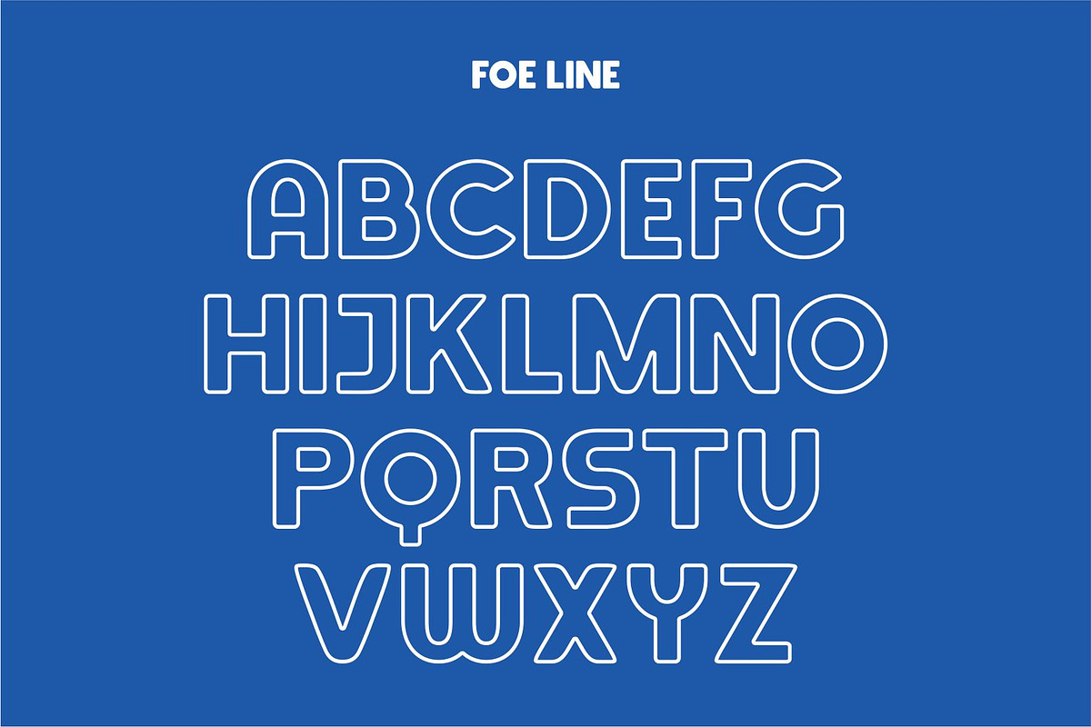 Fooe Fooe Font | Sporty Retro Font, a Sans Serif Font by WhymoreArt (Photo 10 of 11)