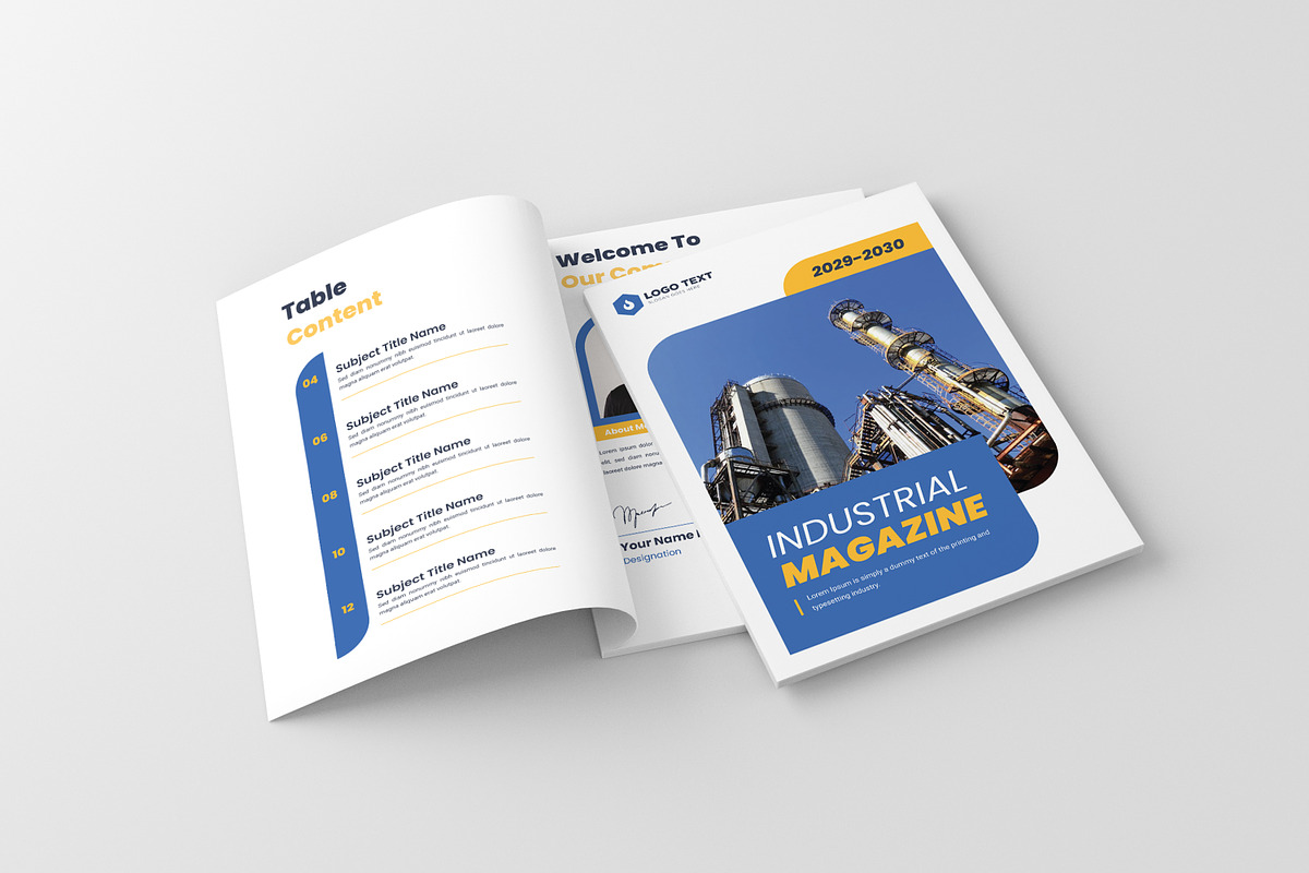 Business Magazine Brochure Template, a Brochure Template by zahidhossainalif (Photo 3 of 9)