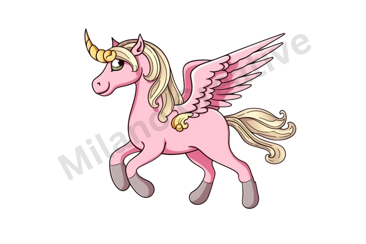 Unicorn Clipart, a Graphic by Milano Creative (Photo 4 of 5)