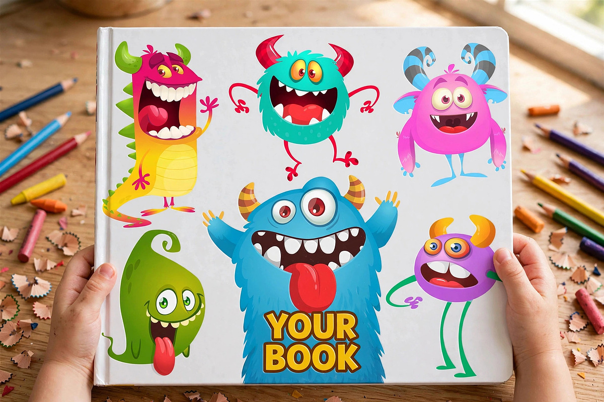 Cupcake Critters - 6 Cute Monsters, a Decorative Illustration by D R A W K M A N (Photo 3 of 4)