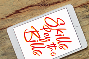 Barinde - Brush Logotype, a Script Font by tebaltipislab (Thumbnail 6 of 7)