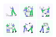 People & Places Illustration Bundle, a Person Illustration by Creative Stall (Thumbnail 16 of 22)