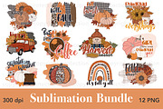 Autumn Bright Sublimation PNG Bundle, a Seasonal Illustration by GlamArtZhanna (Thumbnail 1 of 13)
