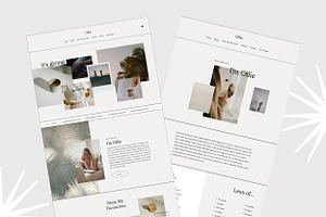 Aesthetic Squarespace 7.1 Template