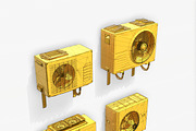 Sci-fi Air conditiong PBR, an Object 3D Model by Daniel Mikulik (Thumbnail 12 of 20)
