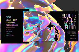 Abstract 3D Fluid Banners Template
