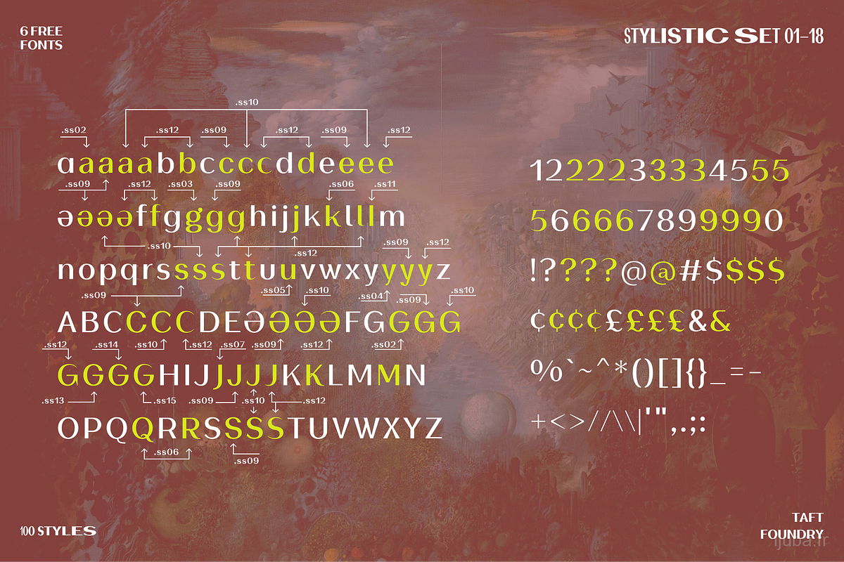 TA Modern Times, a Sans Serif Font by TAFT Foundry (Photo 12 of 15)