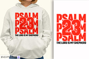 Christian PSALM 23 Varsity SVG Desig, a Graphic by mh_arif (Thumbnail 4 of 5)
