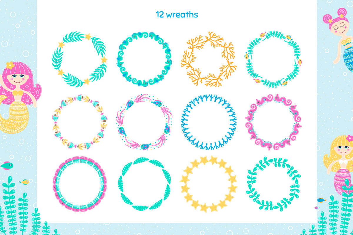 Sea My Love. Clip Art Set., an Illustration by Fairy dreams (Photo 3 of 9)