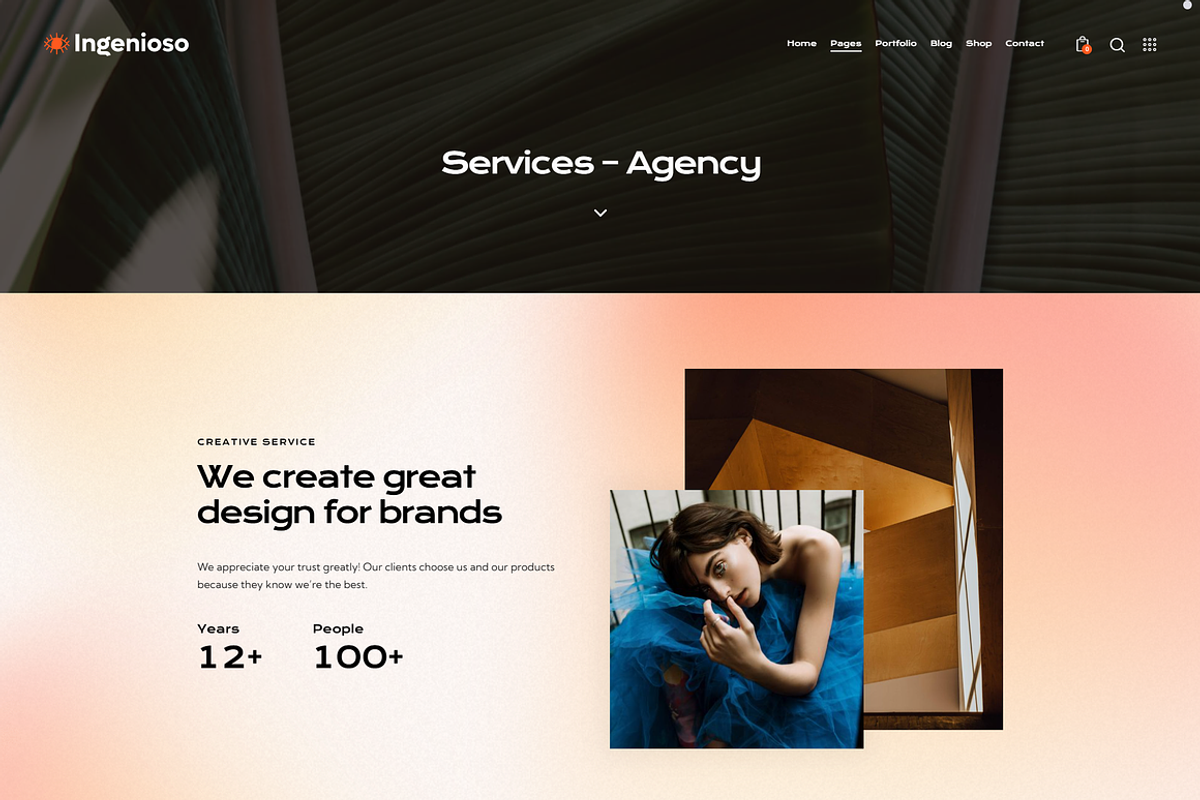 Creative Agency WordPress Theme, a WordPress Template by Design Spade (Photo 3 of 10)