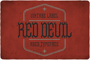 Red Devil Typeface, a Symbol Font by VozzyStock (Thumbnail 3 of 5)