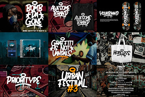 Graffiti Font Bundle - SALE! 90% OFF