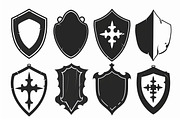 Medieval Shield Silhouette Set, an Illustration by Artivon (Thumbnail 8 of 10)