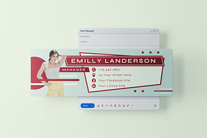 Retro Email Signature, an Email Template by Artnivora.Std