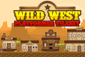 Wild West - Platformer Tileset