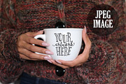 CHERRY NOIR Feminine Mug Mockup, a Product Mockup by Cherry Noir Design (Thumbnail 1 of 4)