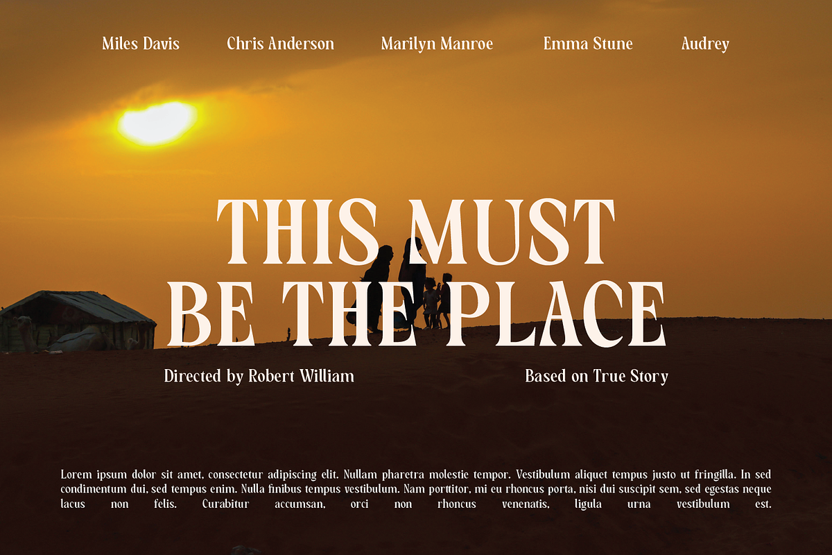 Callgrim - Serif Display Font, a Serif Font by Haps Space (Photo 11 of 14)