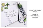 Animated Instagram photo. Mockup #20, a Social Media Template by Una Matison (Thumbnail 2 of 3)
