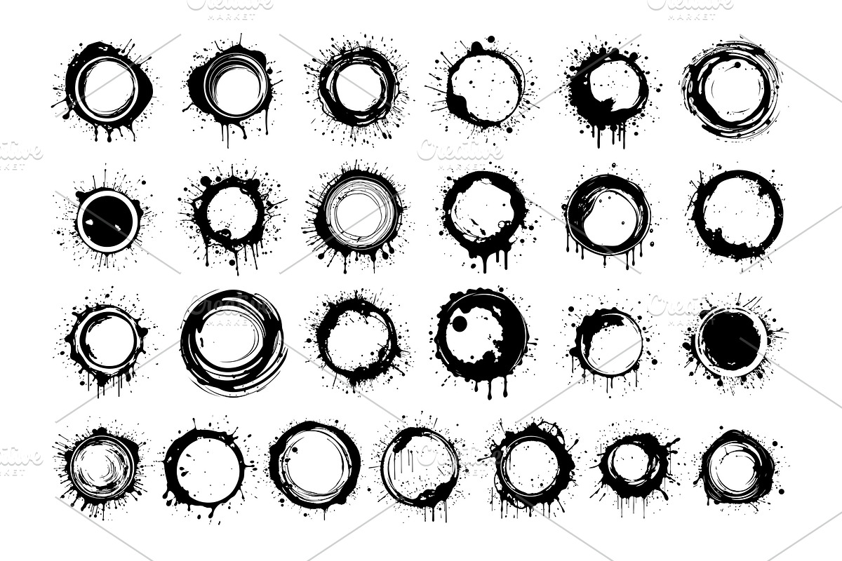 50 Coffee Stain Procreate Stamps, a Brush Add-On by Procreate Sale (Photo 5 of 6)