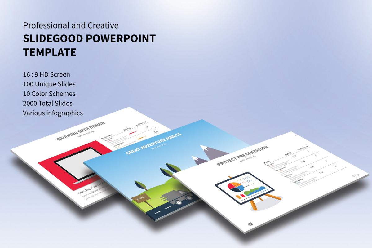 SlideGood Powerpoint Template, a Presentation Template by DesignCorner (Photo 1 of 5)