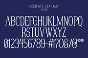 Delicate Starway, a Serif Font by Nathatype (Thumbnail 5 of 11)