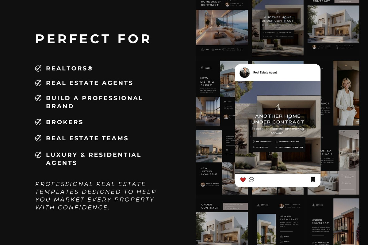 Just Listed Real Estate Templates, a Social Media Template by Instprofi | Studio Estimo (Photo 8 of 8)
