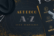 Art Deco A-Z Logo Templates, a Branding & Logo Template by VP Fonts (Thumbnail 1 of 29)