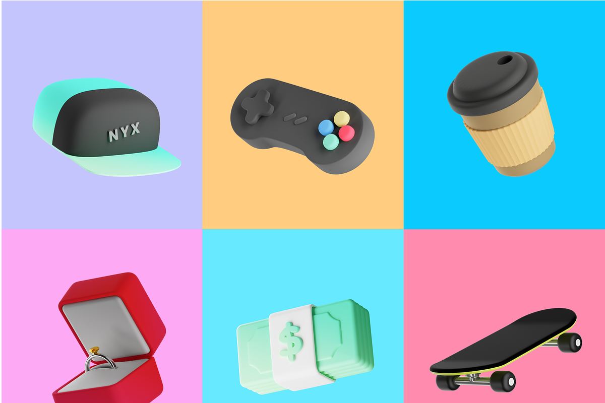 Slicky 3D Illustrations