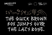 Boneglyph Font, a Symbol Font by Fontcamp Type Foundry (Thumbnail 7 of 10)