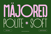 Majored Font Family