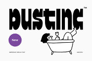 Dustinc - Playful Modern Font, a Sans Serif Font by Imoodev (Thumbnail 1 of 5)