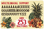 Tropical Tides Vintage Label Font, a Serif Font by JumboDesign (Thumbnail 6 of 7)