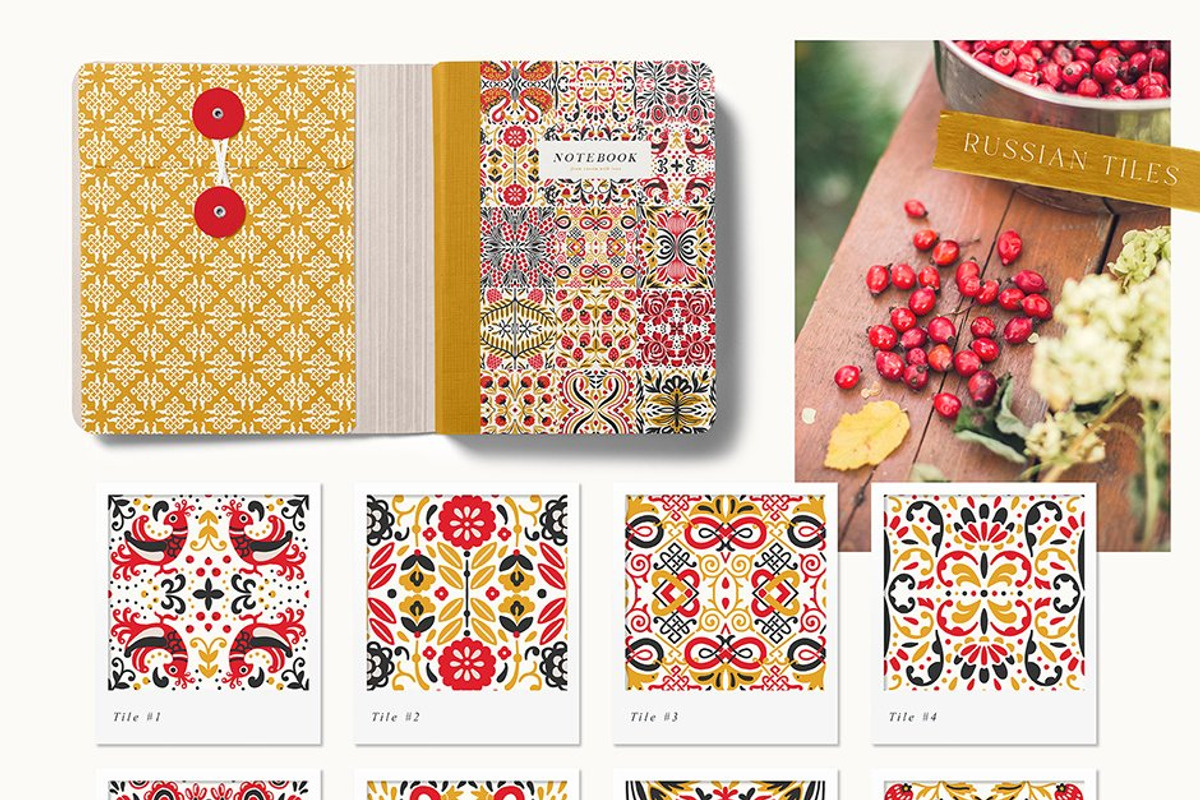 Russian Brand Collection, a Pattern Graphic by Julia Dreams (Photo 2 of 11)