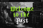 Pixel Warden - Blackletter Typeface, a Serif Font by HipFonts (Thumbnail 4 of 8)