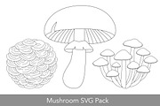 Mushroom Layered SVG Pack, a Graphic by Relic Images (Thumbnail 1 of 7)