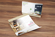 Realistic Desk Calendar Mock ups, a Mockup by Vectogravic Design (Thumbnail 4 of 5)