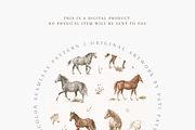 Seamless Horses Pattern PNG, a Pattern Graphic by Pati Charm Studio (Thumbnail 4 of 6)
