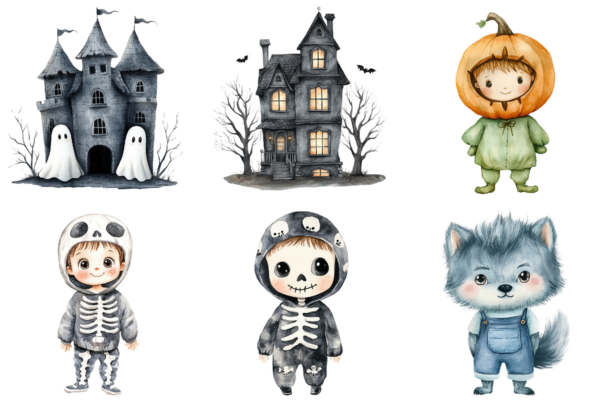 Halloween Clipart, an Illustration by CitraGraphics (Photo 2 of 6)