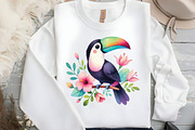 Watercolor Spring Birds Clipart, an Illustration by DreamCafeArt (Thumbnail 5 of 5)
