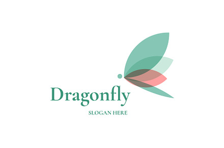 Dragonfly logo, a Branding & Logo Template by nicemorning