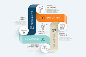 Business Infographics Timeline